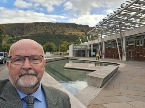 David O'Neill at the Scottish Parliament